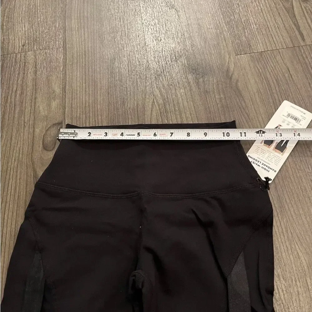 NWT Alo Yoga High Rise Waist Bandage Legging Sz XS Black